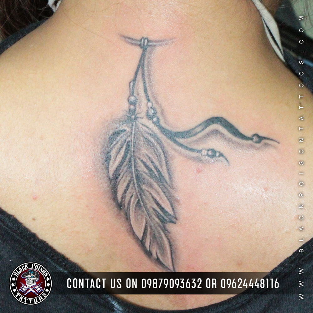 Feather Tattoos And Its Designs Ideas Images And Meanings Black in measurements 1000 X 1000