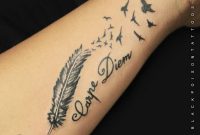 Feather Tattoos And Its Designs Ideas Images And Meanings Black within measurements 1000 X 1000