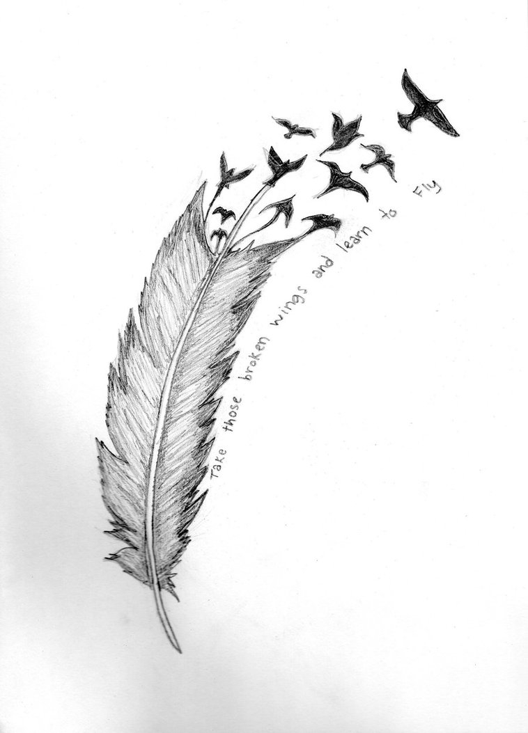 Feather Turning Into Birds Tattoos For Women Tattoo Ideas for sizing 758 X 1053