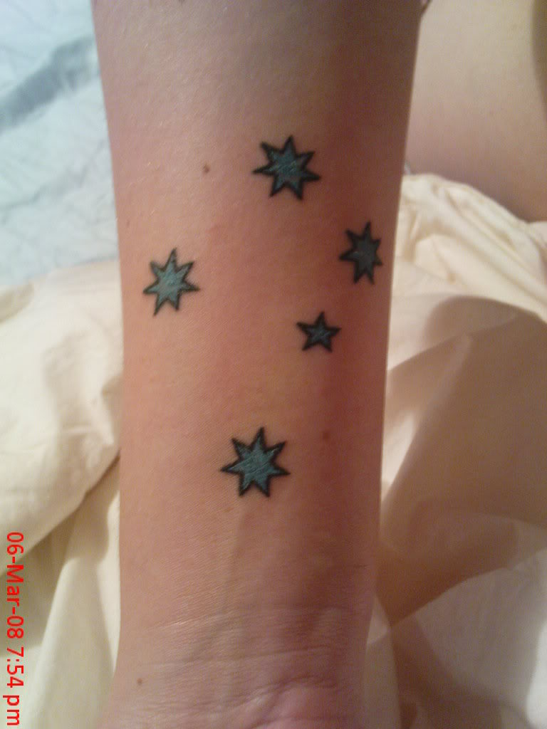 Female Southern Cross Pictures Tattoos Design Idea intended for sizing 768 X 1024