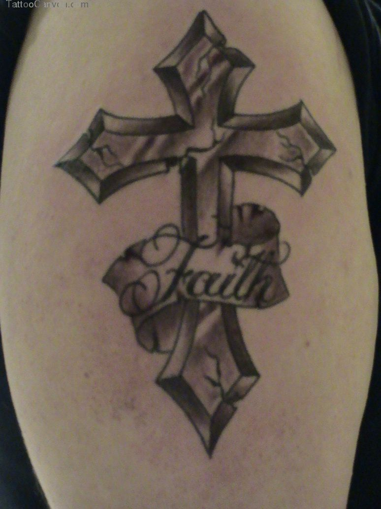 Fired Cross Tattoo On Upper Arm Circle Picture 19912 Nice Fonts for size 774 X 1032