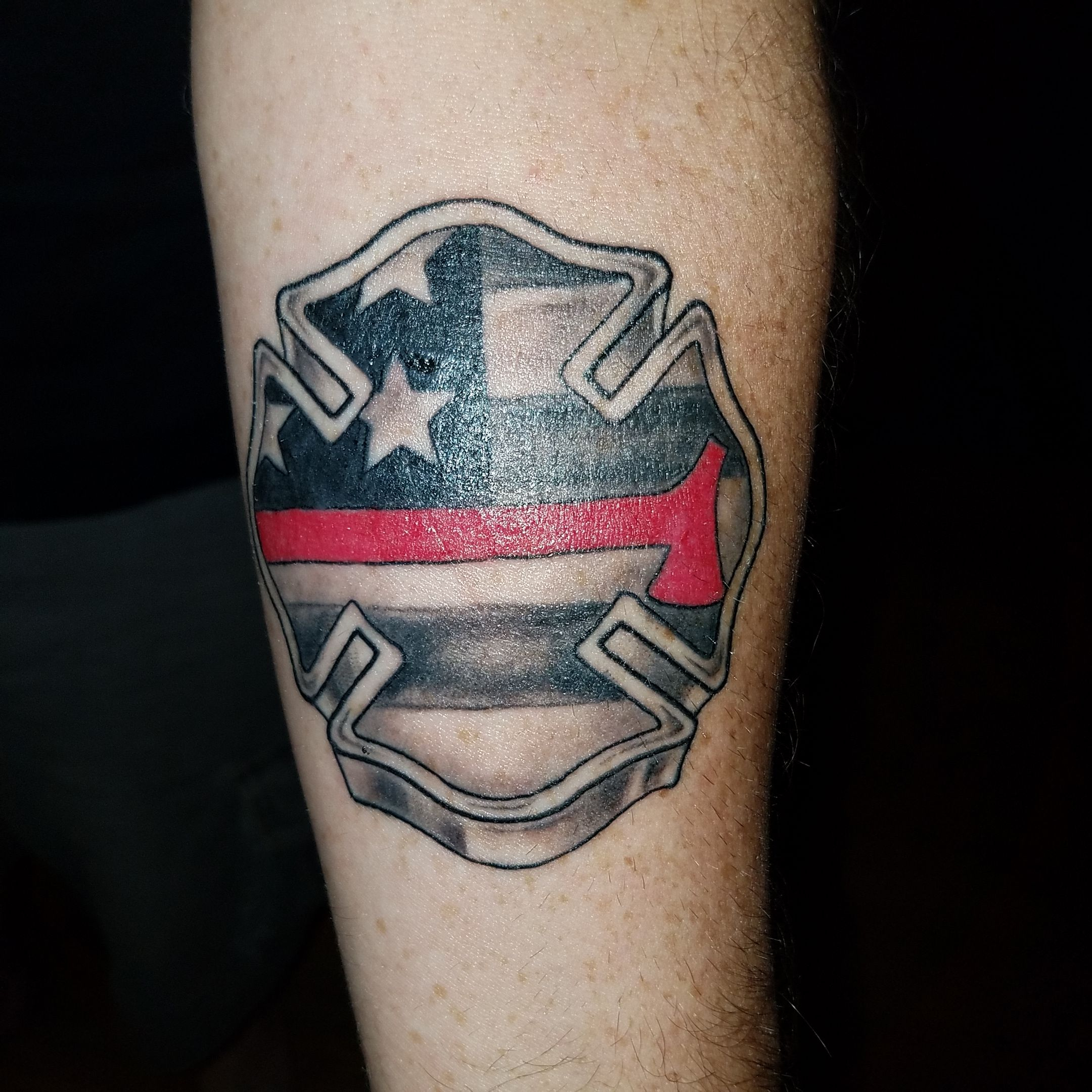 Firefighter Thin Red Line Tattoo Cool Tattoo Ideas Tattoos with regard to measurements 2160 X 2160