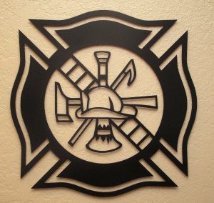 Firemans Maltese Cross Metal Art Fireman Tattoo Maltese Cross with size 1500 X 1422