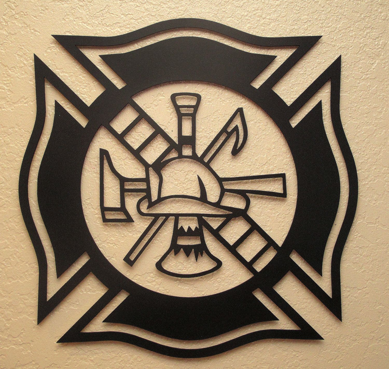Firemans Maltese Cross Metal Art Fireman Tattoo Maltese Cross with size 1500 X 1422
