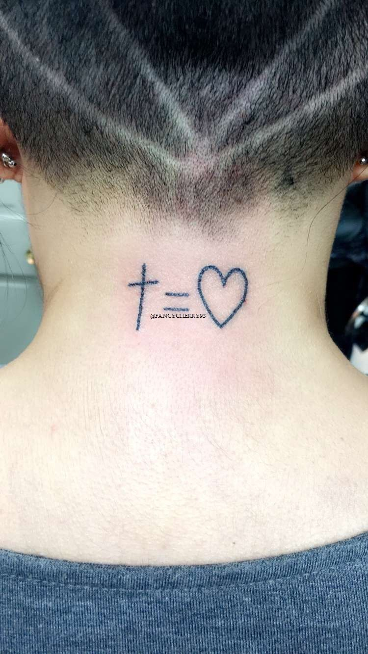 First Tattoo Cross Equals Love Tattoos Cross Heart Love with proportions 750 X 1334