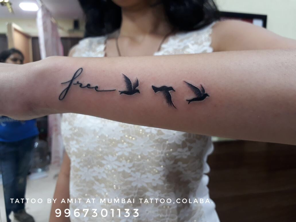 Free Bird Tattoo Mumbaitattoocolaba 919967301133 Tattoo with regard to sizing 1032 X 774