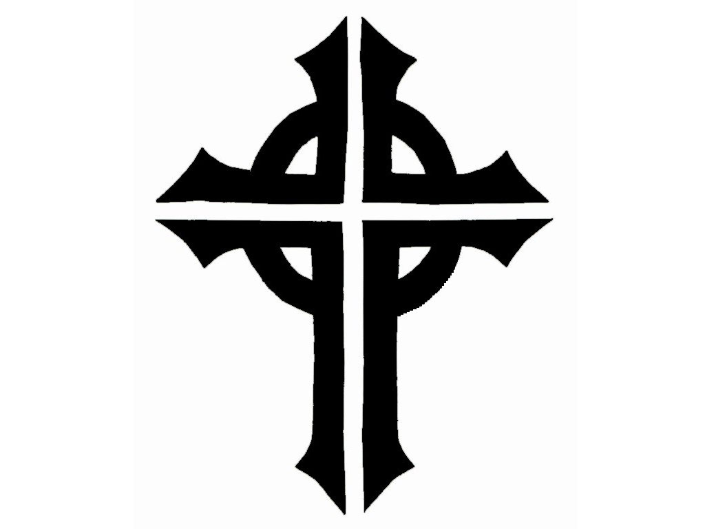 Free Black And White Cross Tattoo Download Free Clip Art Free Clip for measurements 1024 X 768