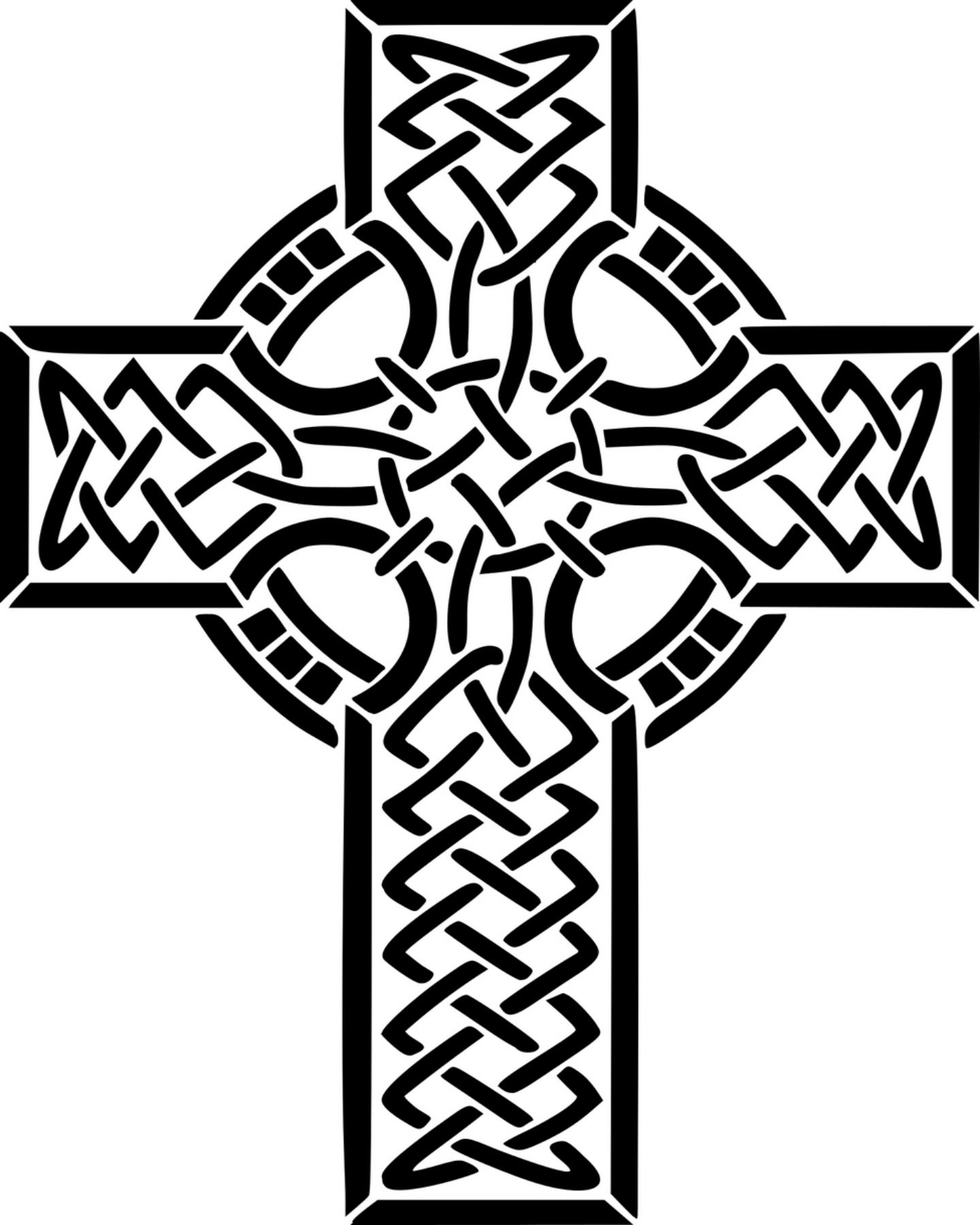 Free Celtic Cross Printable Coloring Page Holidays Celtic Cross for size 1440 X 1800