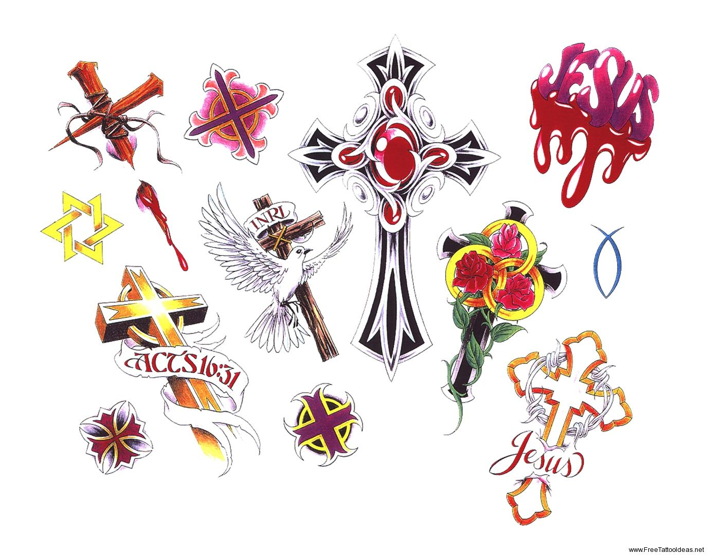 Free Printable Tattoo Flash Cross Tattoos Designs Free Cross within size 1375 X 1080