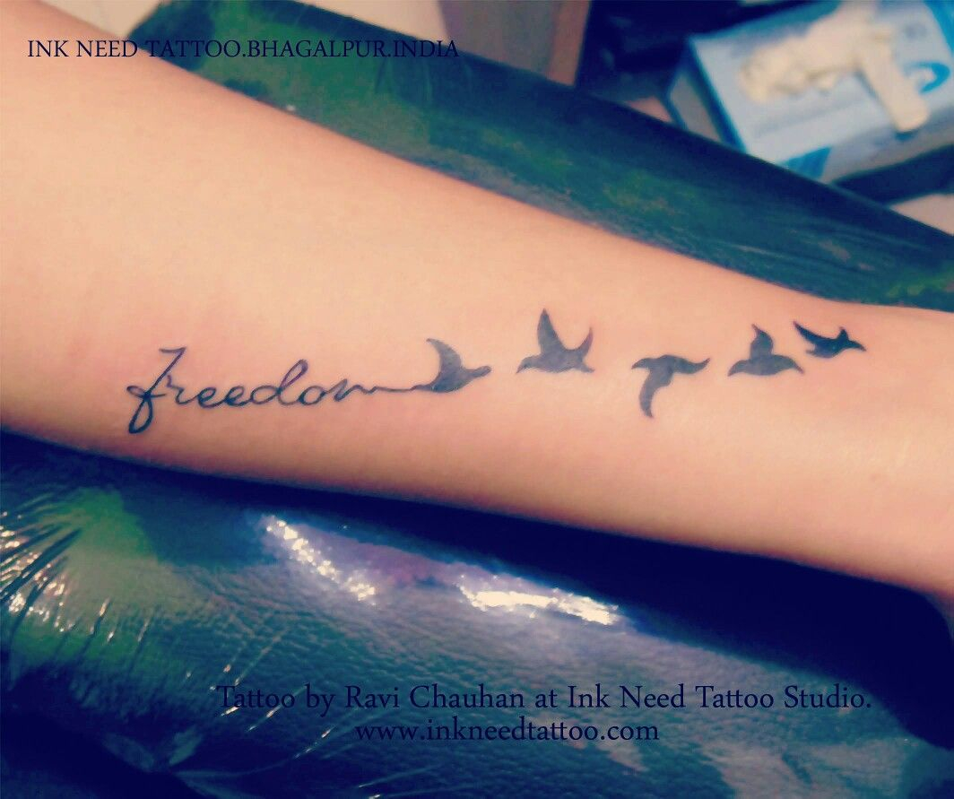 Freedom With Birds Tattoo Ravi Chauhan Tattoo Ravi Chauhan regarding sizing 1064 X 891