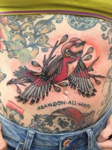 Funny Bird Tattoo On Belly Tattoo Ideas for size 1280 X 1707