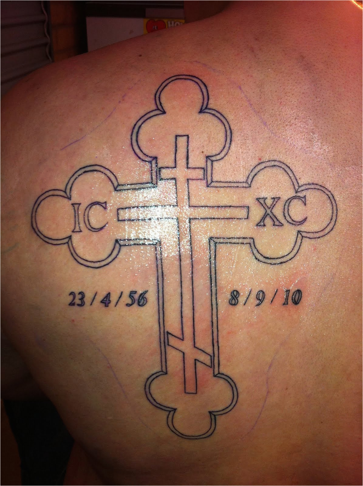 Greek Orthodox Cross Tattoos Orthodox Cross Tattoo Gallery regarding sizing 1195 X 1600