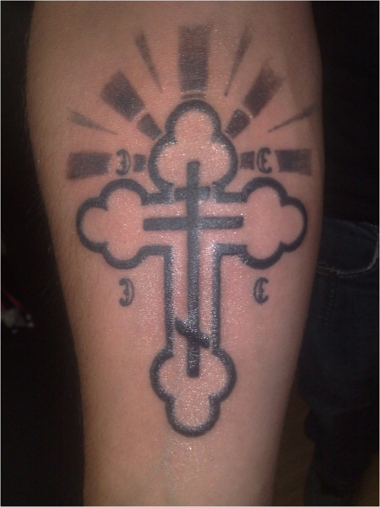 Greek Orthodox Cross Tattoos The Gallery For Gt Eastern Orthodox pertaining to sizing 774 X 1032