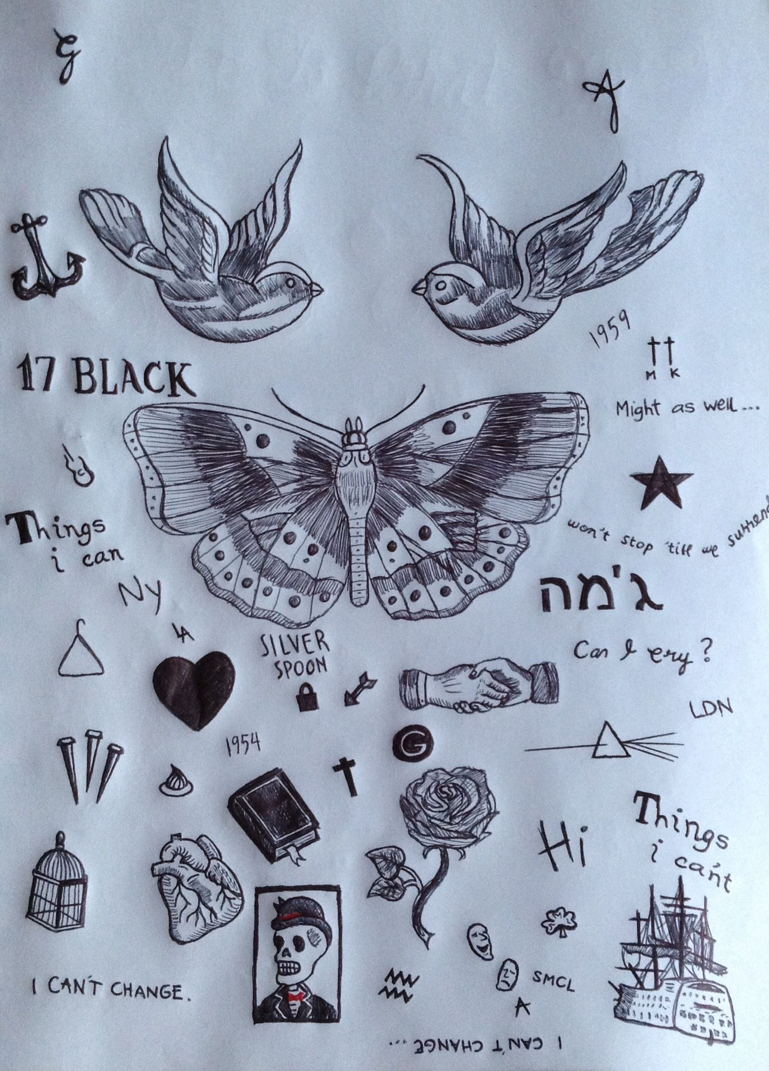 Harry Styles True Art Tattoos They Need The Anchor And His Leafs intended for sizing 1536 X 2138