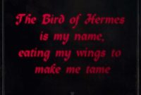 Hellsing The Bird Of Hermes Is My Name Eating My Wings To Make Me throughout proportions 960 X 1280