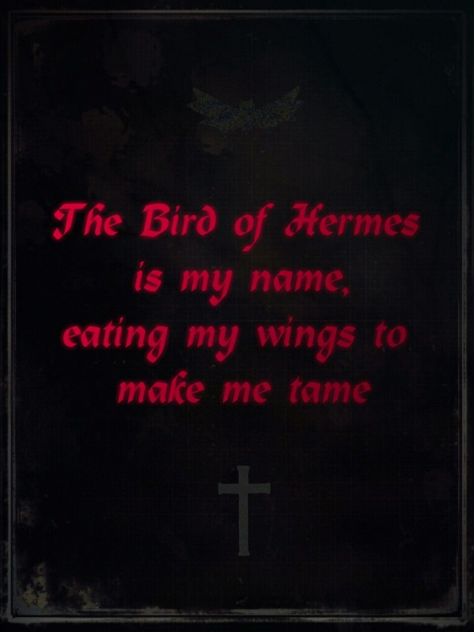 Hellsing The Bird Of Hermes Is My Name Eating My Wings To Make Me throughout proportions 960 X 1280