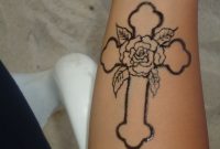 Henna Cross Tattoo Tattoos Henna Rose Tattoos within measurements 1280 X 960