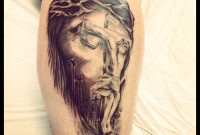 Husbands New Tattoo Jesus Face On The Cross Tattoo Tattoos with measurements 2143 X 2143