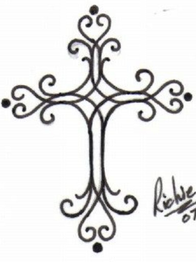 I Like Tattoos Cross Tattoos For Women Feminine Cross Tattoo in proportions 768 X 1024