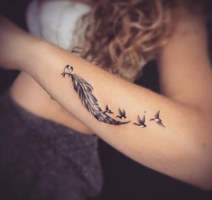 I Like This Feathertattooideas Tatoos Tattoos Feather Tattoos throughout proportions 1125 X 1059