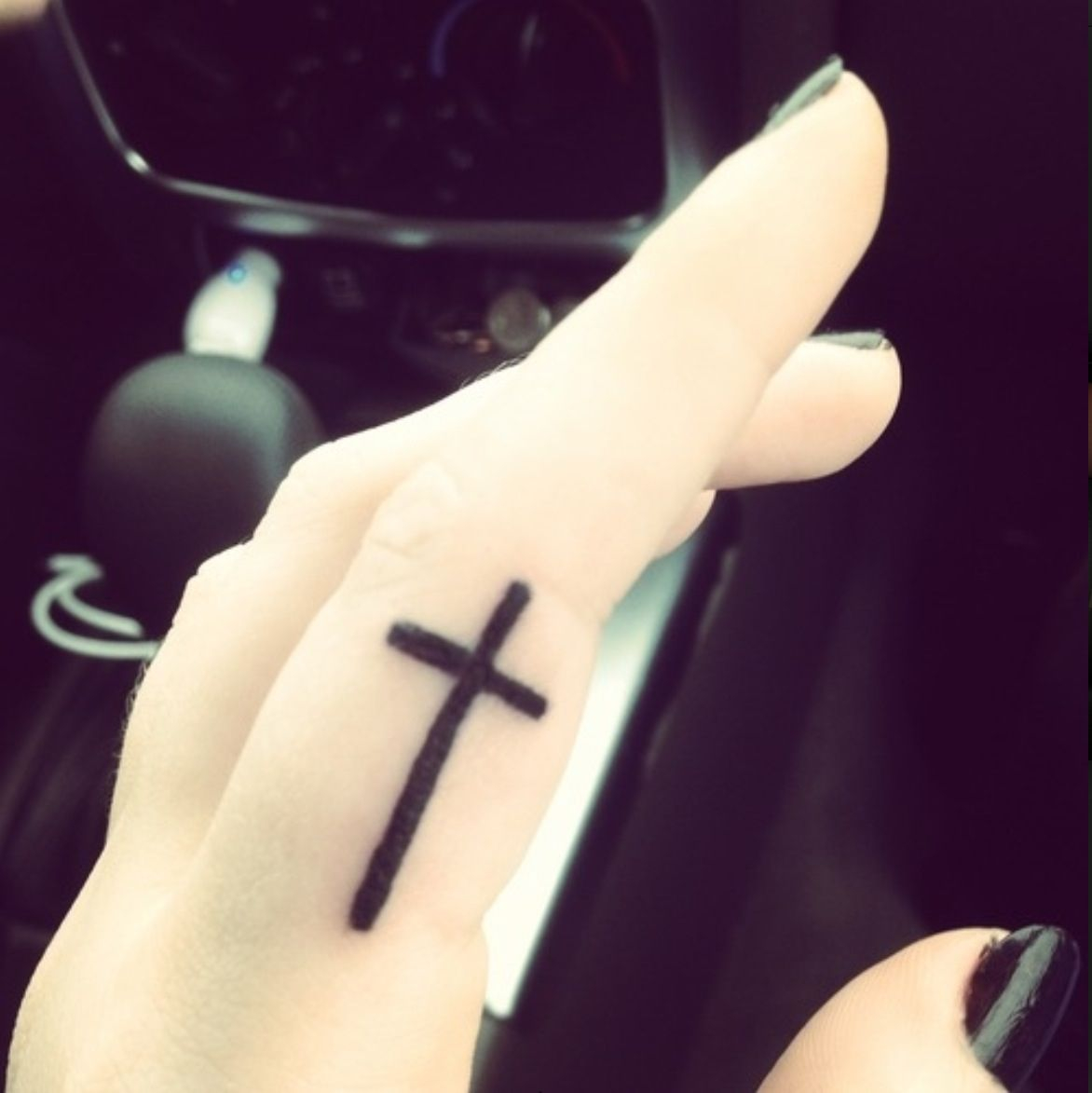 If I Ever Get A Tattoo I Really Want A Cross On My Hand Probably pertaining to proportions 1172 X 1173