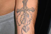 Image Result For Cross With A Rosary Tattoo Sibin Forearm for size 1944 X 2592