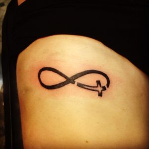 Image Result For Infinity Sign With A Cross Tattoo Tattoo Idea intended for sizing 1872 X 1872