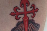 Image Result For St James Cross Tattoo Tattoo Thoughts Tattoos with regard to proportions 1121 X 1600