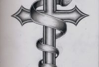 Images For Catholic Cross Tattoo Designs For Men Tats Cross intended for size 2454 X 3234