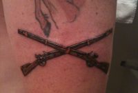 Infantry Crossed Rifles Jws Tat Military Military Tattoos with regard to size 1536 X 2048