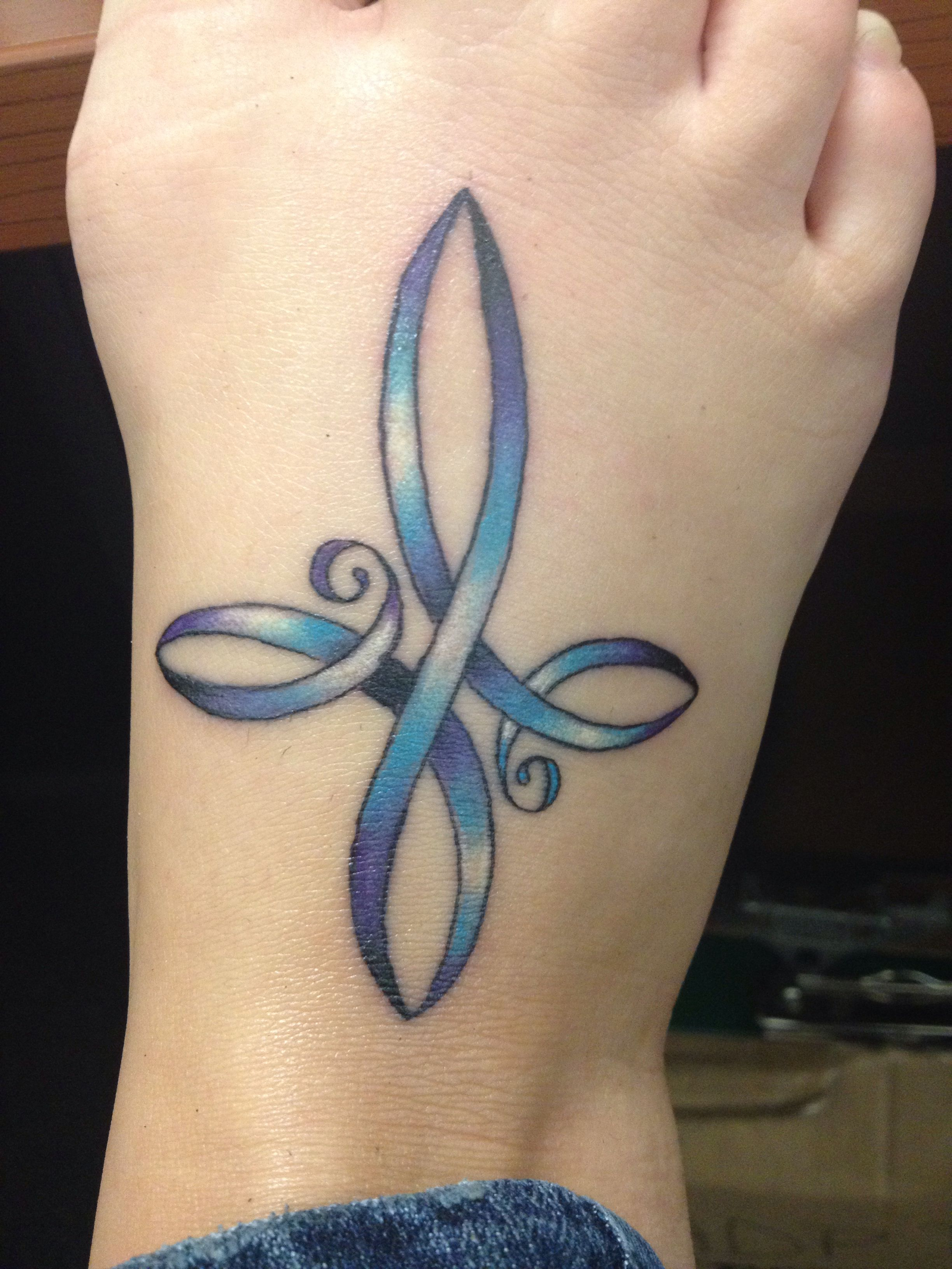 Infinity Cross Tattoo Colors Tattoo Infinity Cross Foot pertaining to proportions 2448 X 3264