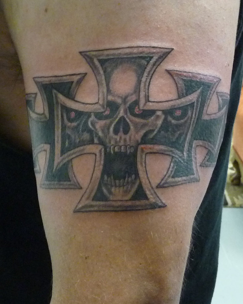 Iron Cross Tattoo Cover Up Design Idea intended for dimensions 798 X 999