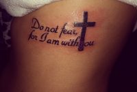 Isaiah 4110 Cross Tattoo Do Not Fear For I Am With You I Want This inside measurements 2448 X 2448