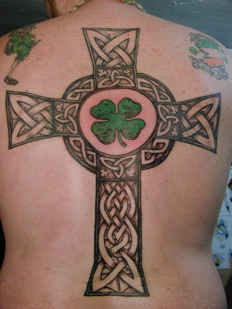 Itattooz Celtic Cross And Shamrock Tattoo Wwwitattooz Flickr with regard to sizing 768 X 1024