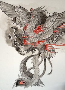 Japanese Phoenix Tattoo Tattoos Japan in proportions 1079 X 1500