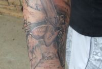 Jesus Carrying Cross Tattoo Black And Grey Will Spencer Arm with regard to dimensions 1944 X 2592