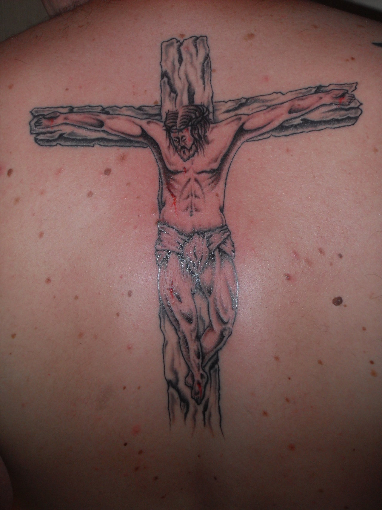 Jesus Cross Tattoo On Back Of Body Tattoo Ideas for size 1280 X 1707