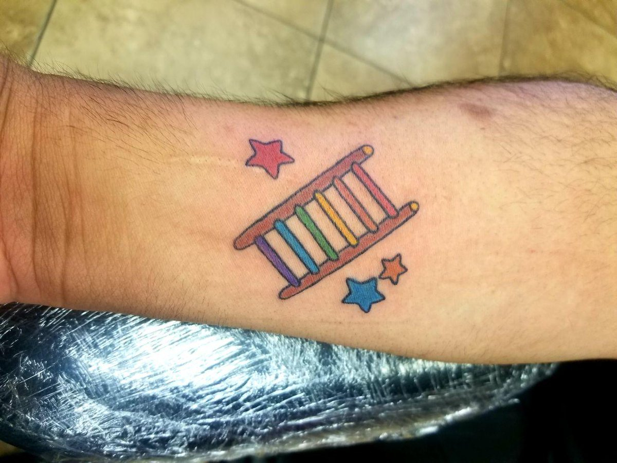 Kami On Twitter Tattood Up Finally This Is A Rainbow Ladder within sizing 1200 X 900