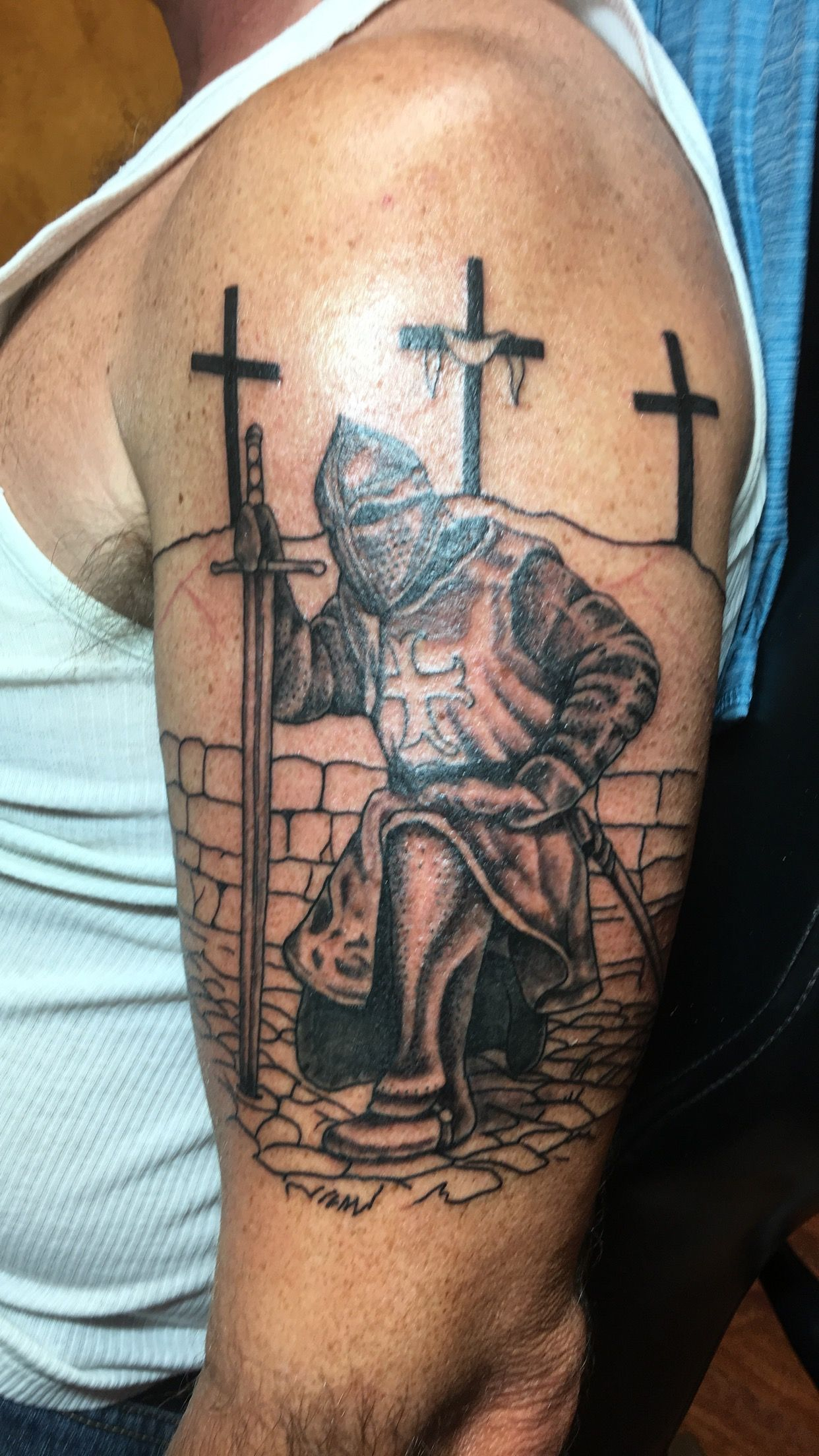 Knights Templar Tattoo Tattoos Knight Tattoo Templar Knight regarding sizing 1242 X 2208