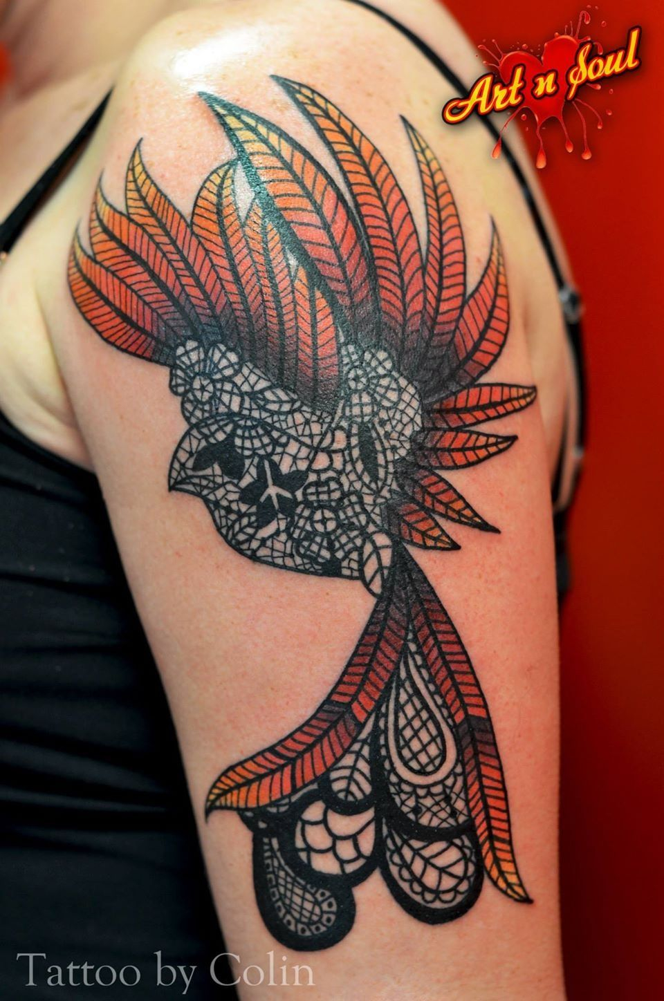 Lace Paisley Bird Tattoo Ideas Body Art Tattoos Tattoo Designs for size 960 X 1448