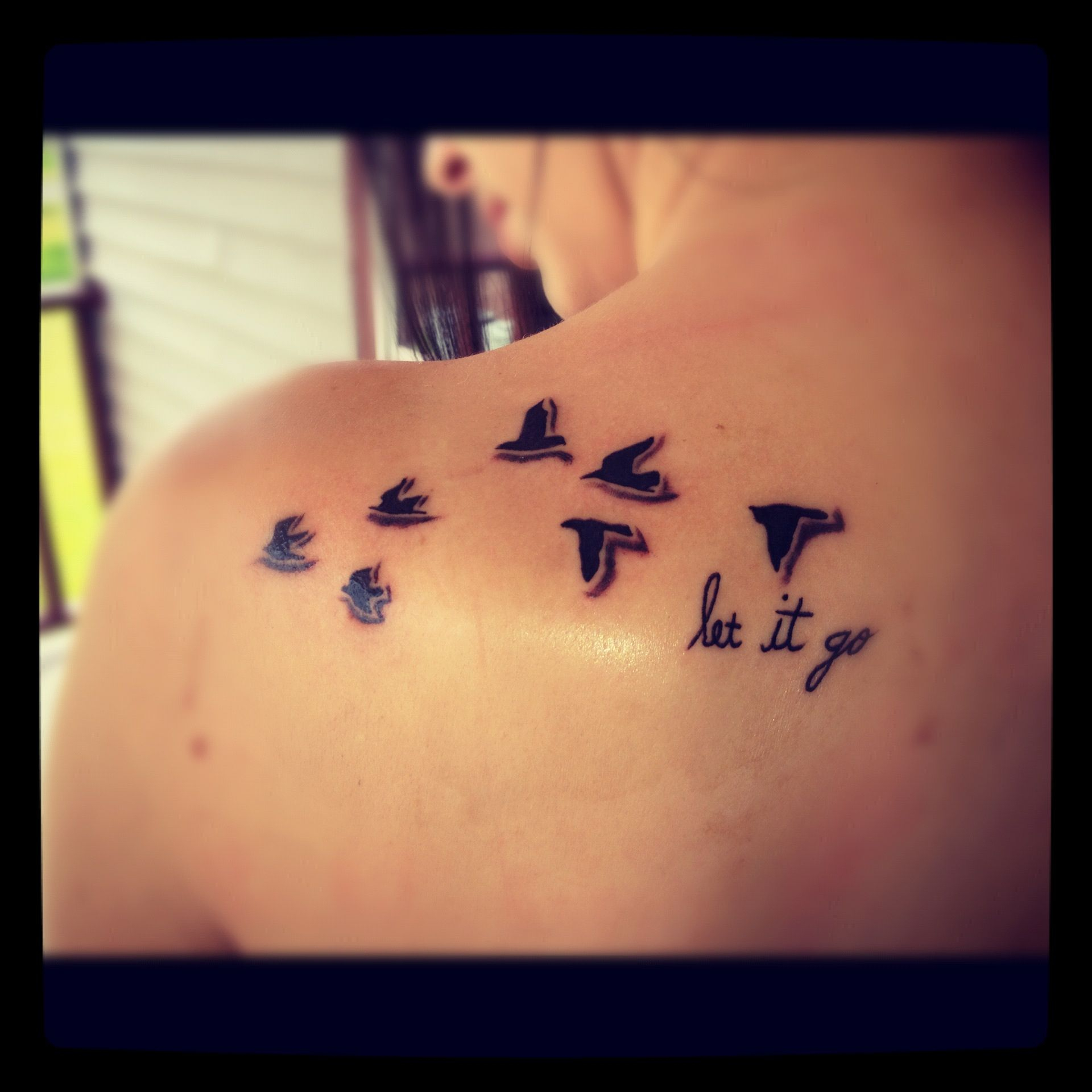 Let It Go Tattoo With Birds I Absolutely Love It Didnt Hurt A with proportions 1920 X 1920