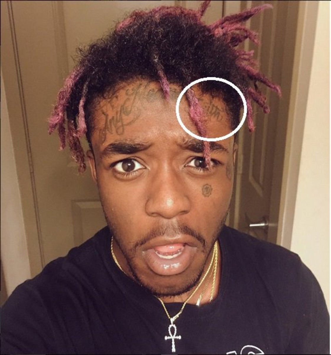 Lil Uzi Verts Faith Tattoo Helps Him Focus On Rap Tattoo Ideas inside size 1120 X 1200