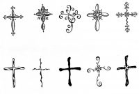 Lots Of Cross Tattoo Designs Tattoos Cross Tattoo Designs Small intended for proportions 1230 X 1600