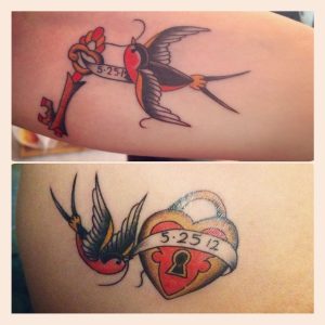 Love Bird Lock And Key Tattoos With My Husband 3 Tattoo Ideas in sizing 1200 X 1200