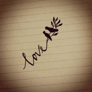 Love Birds Tattoo Design Ink Tattoos Branch Tattoo Word Tattoos pertaining to size 1936 X 1936