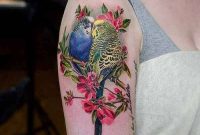 Love Birds Tattoo On Right Shoulder Karia Cuba throughout proportions 900 X 900