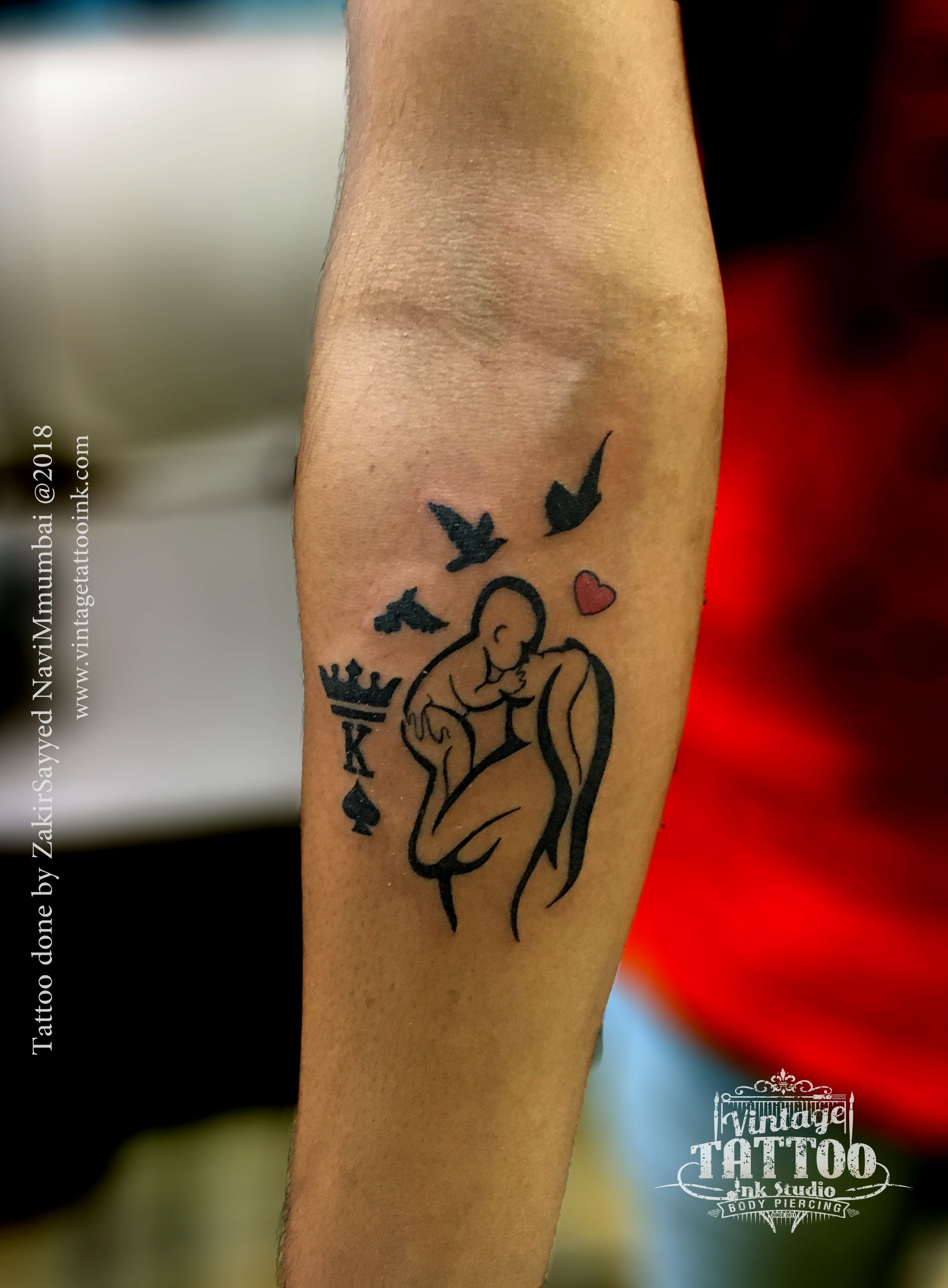 Maa Tattoo Mom And Child Love Tattoo Birds Tattoo Meaning Full for proportions 2496 X 3392