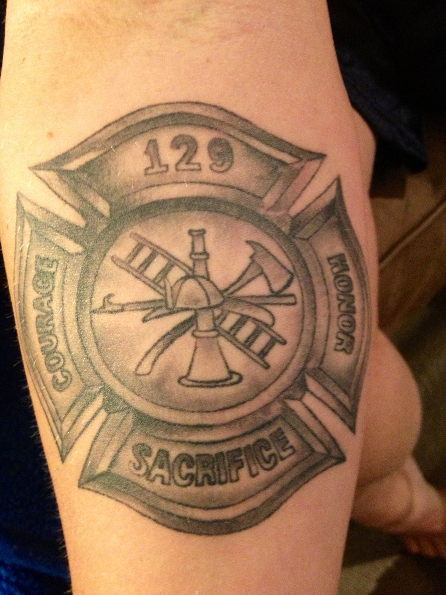 Maltese Cross Tattoo Right Forearm Done Twizted Images regarding dimensions 1536 X 2048