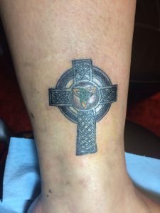 Me New Tattoo The Celtic Cross With Trinity Knot Ink Celtic intended for proportions 2448 X 3264