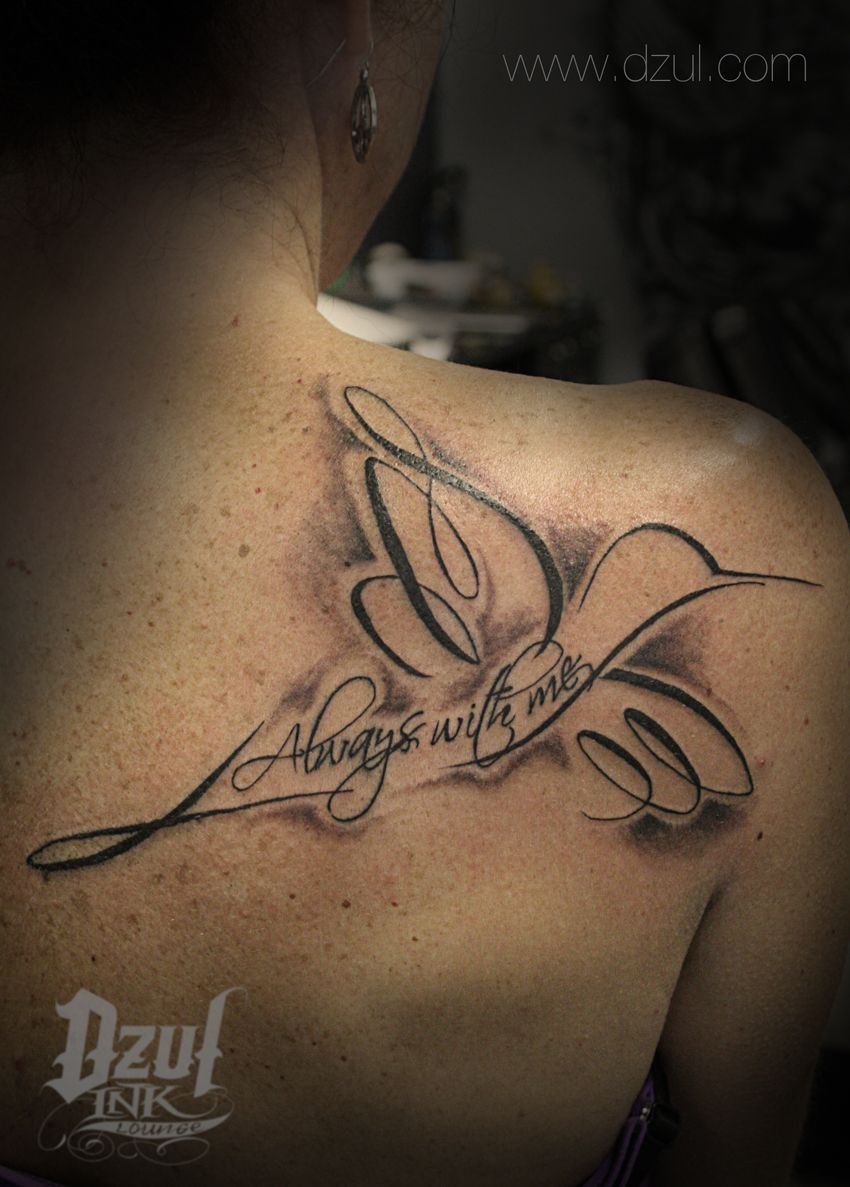 Memorial Tattoo For Her Beloved Mother With A Custom Abstract regarding size 850 X 1187